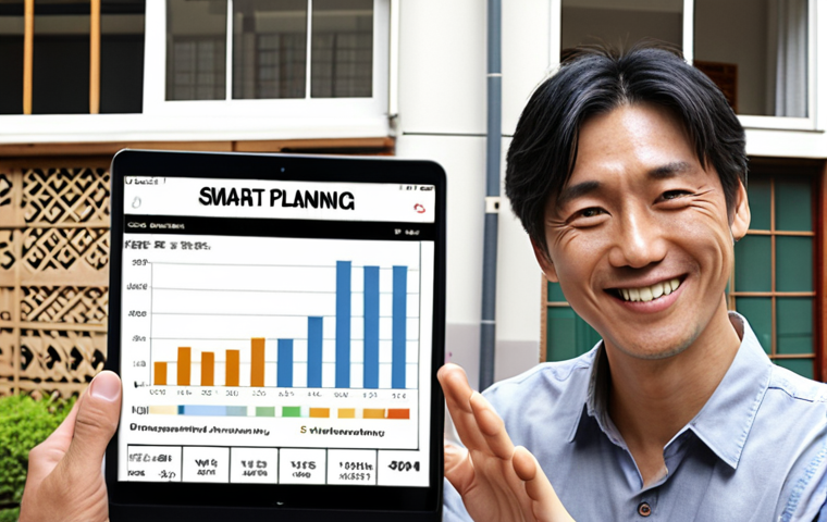 **

"Japanese apartment building exterior, sunny day. Focus on a smiling landlord (male or female) holding a tablet displaying a graph showing income increasing and taxes decreasing. Overlay text: 'Smart Tax Planning = Higher Rental Income!' Realistic, high detail."

**