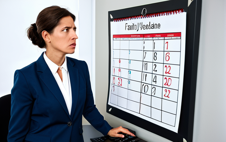 Tax Deadline Awareness**

A fully clothed professional woman looking stressed at a calendar with a tax deadline highlighted, in a bright, modern office. She is wearing a modest business suit. The scene emphasizes the importance of meeting tax deadlines. Safe for work, appropriate content, fully clothed, professional, perfect anatomy, correct proportions, well-formed hands, proper finger count, natural pose, high quality, family-friendly.

**