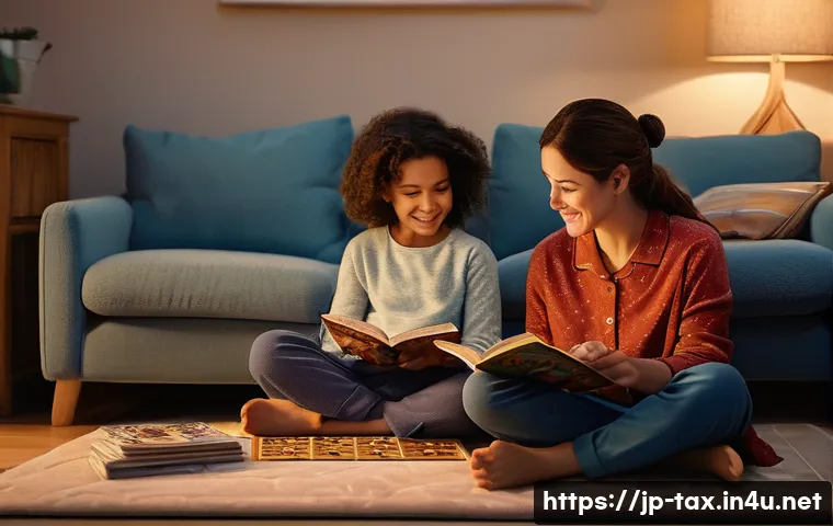 세금 환급 가능한 의료비 - **Prompt 1: A Cozy Family Evening**
    A warm, inviting scene of a family of four (father, mother, ...